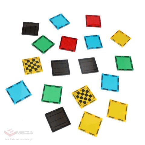 Klocki magnetyczne konstrukcyjne 3D budowa 50 elementów