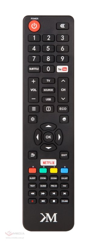 Pilot do telewizora KM0243FHD-S/S3 / KM0255UHD-S/ S2 /S3/ KM0265UHD-S/S2 /S3/ KM0275UHD-S2