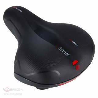 Siodełko rowerowe z pianki elastycznej z odblaskiem