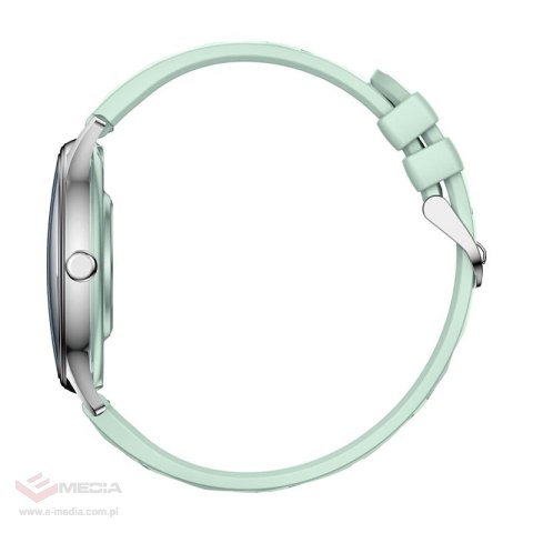 Smart Watch COLMI L28 (Srebrno-zielony + zielony pasek skórzany)