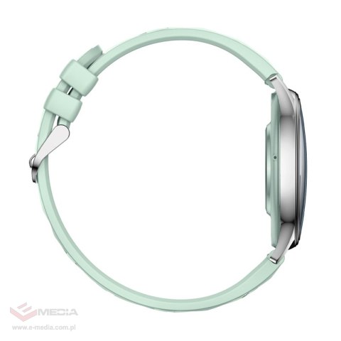 Smart Watch COLMI L28 (Srebrno-zielony + zielony pasek skórzany)