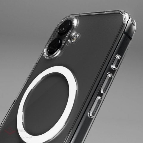 Etui SBS Extreme Mag D3O MagSafe do iPhone 16 Plus - przezroczyste