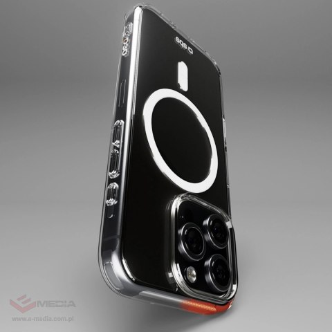 Etui SBS Extreme Mag D3O MagSafe do iPhone 16 Pro Max - przezroczyste
