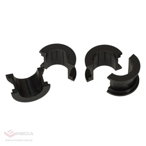 Koszyk rowerowy wiklinowy na rower RALLEX przedni pleciony click biały