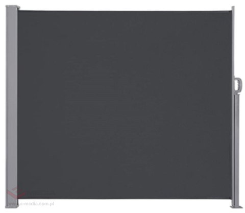 Markiza boczna tarasowa LUARO parawan zwijany 180 x 400 cm szary