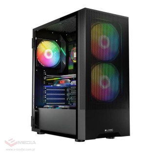 Obudowa LOGIC Arya ARGB USB 3.0 Black