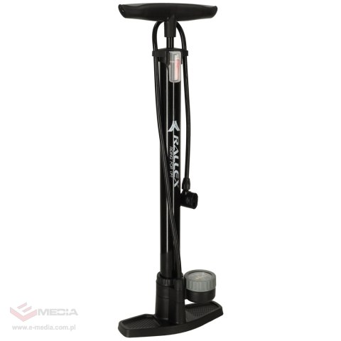 Pompka rowerowa RALLEX podłogowa nożna z manometrem 11bar