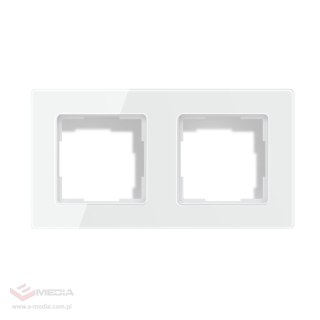 Ramka do włączników światła Avatto 2 Socket TS20 (biała)