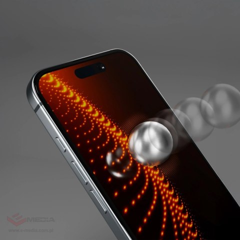 Szkło hartowane SBS Tempered Glass D3O z ramką do iPhone 16 Pro