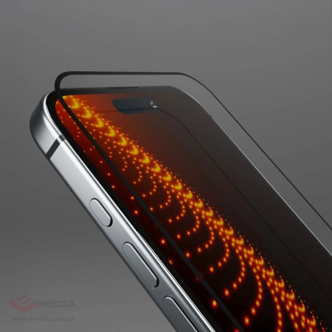 Szkło hartowane SBS Tempered Glass D3O z ramką do iPhone 16 / iPhone 15