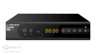 Tuner cyfrowy Esperanza EV106P DVB-T/T2 H.265/HEVC