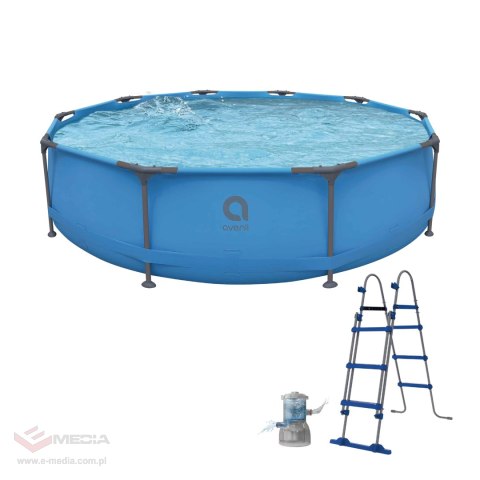 Basen stelażowy AVENLI Premium 366x100 zestaw