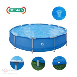 Basen stelażowy AVENLI okrągły 427x84 zestaw