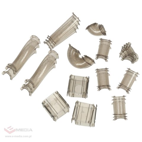 Klocki magnetyczne magnetic sticks marble tor kulkowy z dźwiękiem muzyką grający 118 elementów