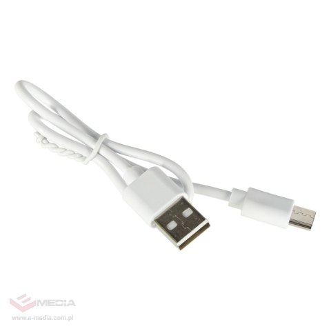 Wiatrak biurkowy wentylator mini ręczny składany wiatraczek przenośny USB różowy