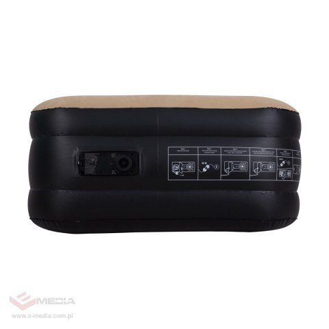 Wysoki pompowany materac AVENLI z wbudowaną pompką 196x97x47