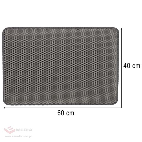 Mata pod kuwetę dla kota wodoodporna dwuwarstwowa 40x60cm XXL