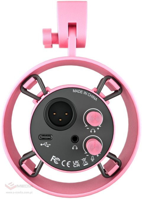 Mikrofon dynamiczny Fifine K688P (różowy)