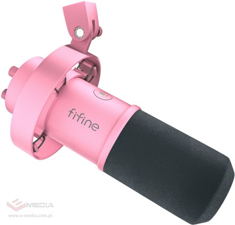 Mikrofon dynamiczny Fifine K688P (różowy)