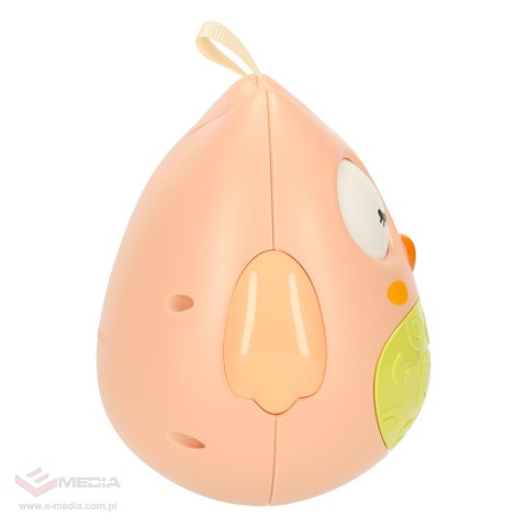 Wańka wstańka sowa sensoryczna kiwajka różowa