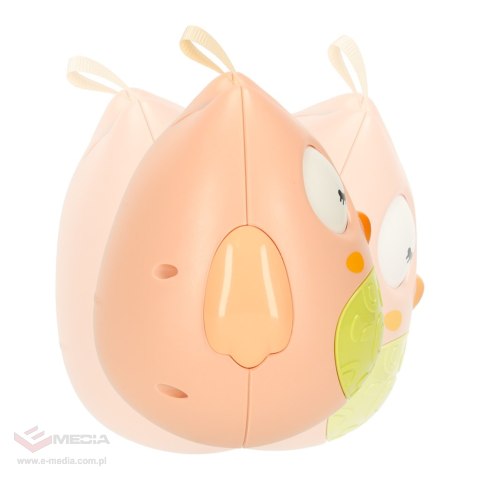 Wańka wstańka sowa sensoryczna kiwajka różowa