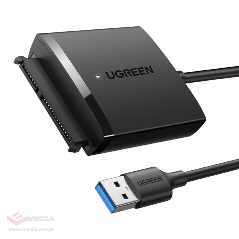 Adapter dysku UGREEN SATA-USB 3.0 2.5/3.5" (czarny)