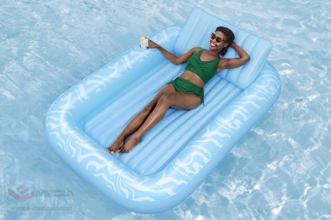 Dmuchany Materac do pływania Sun Kiss BESTWAY z Oparciem