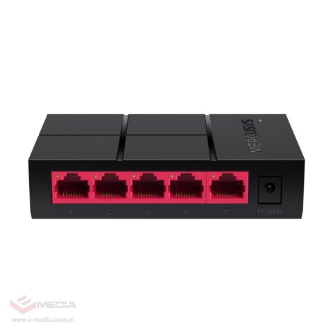 Switch Mercusys MS105G, 5 portów 10/100/1000 Mbps Gigabit