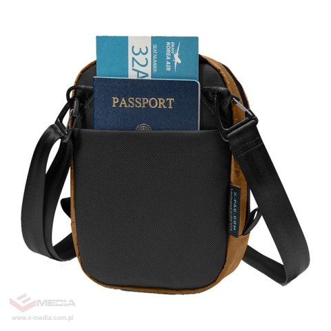 Torba podróżna TOMTOC Aviator-T37 z paskiem na ramię X-Pac 1.3L (brązowa)