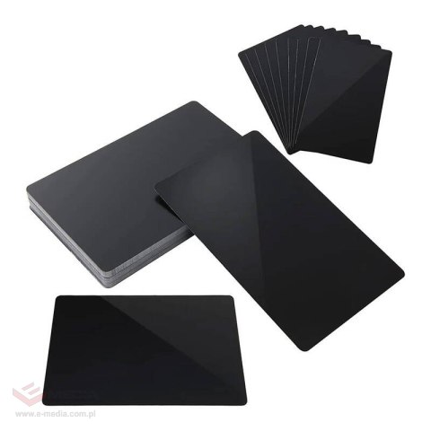Zestaw wizytówek aluminiowych LASERPECKER 100szt.