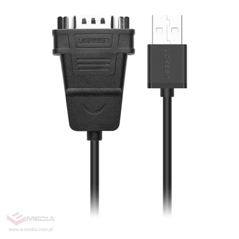 Kabel USB do DB9 / RS-232 Ugreen CR104 3m (czarny)