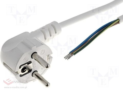 NO NAME KABEL SIECIOWY 3*1,5MM2 Z WTYCZKĄ KĄTOWĄ