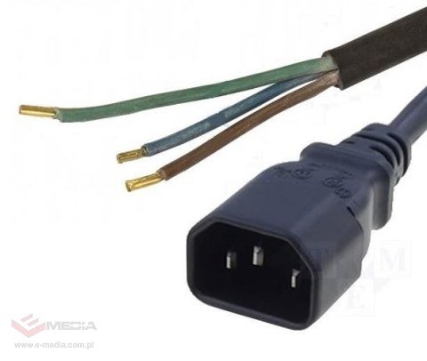 NO NAME KABEL SIECIOWY Z WTYCZKĄ KOMPUTEROWĄ 6M
