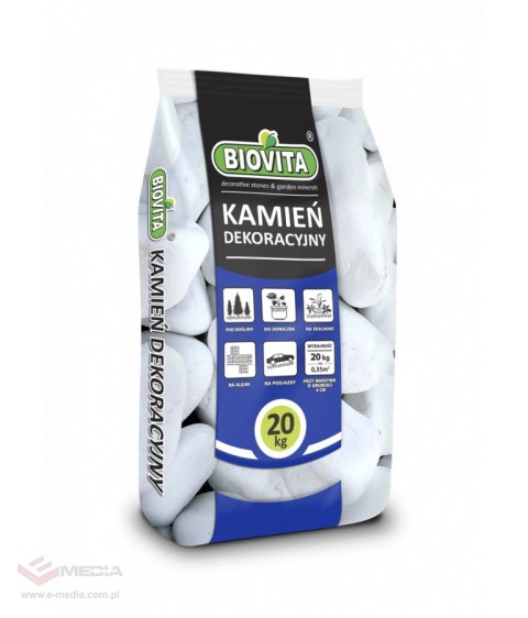 BIOVITA GRYS EXTRA WHITE THASSOS 60-100MM 20KG