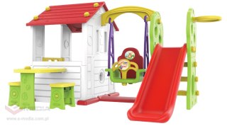 Domek ogrodowy 5w1 dla dzieci Czerwony dach