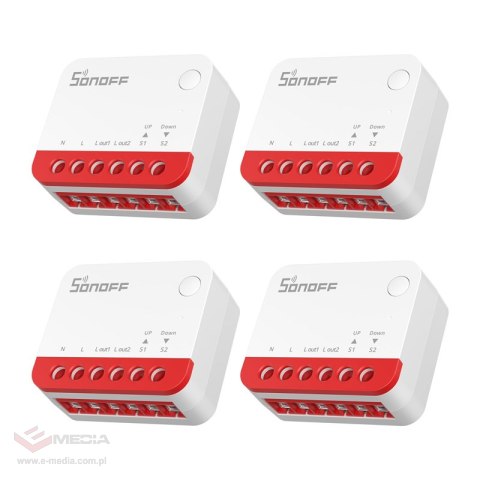 Smart przełącznik rolet ZigBee Sonoff MINI-ZBRBS (4pak)