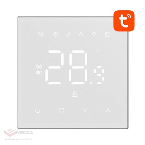 Termostat AVATTO WT410-16A-W Wi-Fi 16A do ogrzewania el.