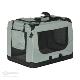 Transporter, składana torba transportowa, rozmiar M 60x42x42 cm , szara, REBEL ANIMALS