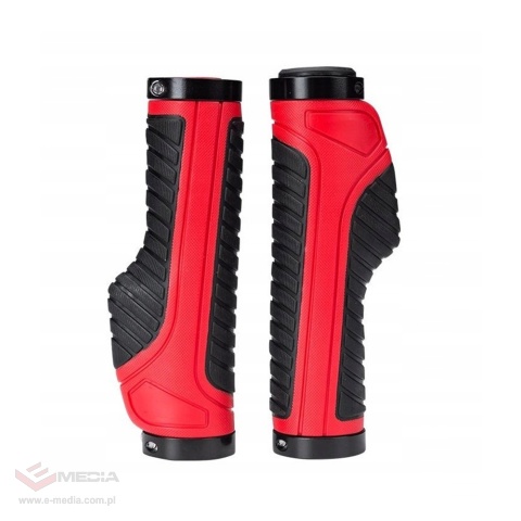 Chwyty Rowerowe Rockbros BT1802RD Czarno-Czerwone