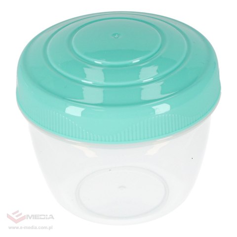 Lunch box śniadaniówka pudełko śniadaniowe z przegródkami dzielone 2200ml miętowe
