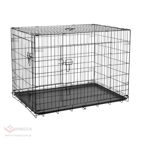 Metalowa klatka dla psa, kojec, rozmiar XXXL 122x76x83 cm , REBEL ANIMALS