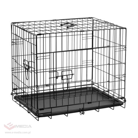Metalowa klatka dla psa, kojec, rozmiar M 61x46x51 cm , REBEL ANIMALS