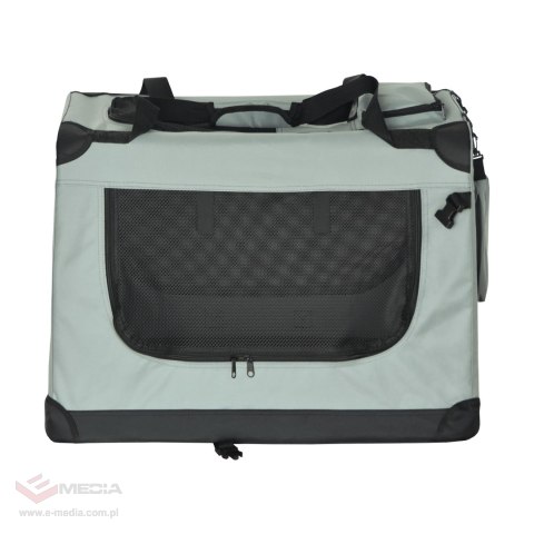 Transporter, składana torba transportowa, rozmiar XXL 90x61x65 cm , szara, REBEL ANIMALS