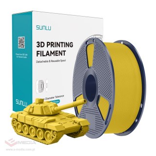 Filament SUNLU PLA+ High-Speed 1.75mm 1kg (żółty)