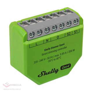Inteligentny ściemniacz Shelly Dimmer Gen4 Zigbee/Matter
