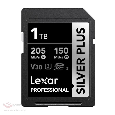 Karta pamięci Lexar Professional SILVER PLUS SDXC 1TB
