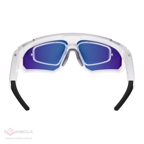 Sportowe okulary Colmi V06 AI Białe (z niebieskimi szkłami)