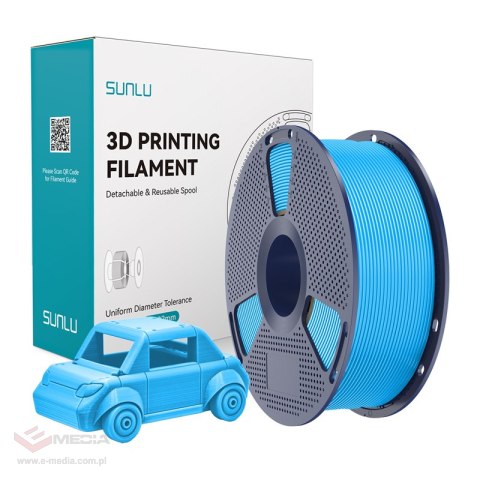 Filament SUNLU PETG 1.75mm 1kg (cyjan)