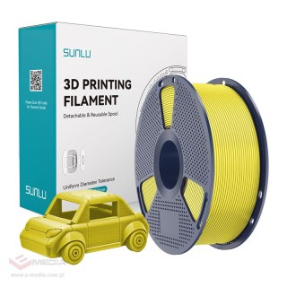 Filament SUNLU PETG 1.75mm 1kg (żółty)