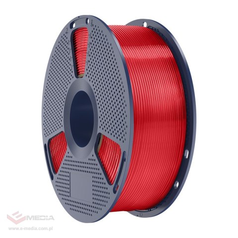 Filament SUNLU PLA+ 1.75mm 1kg (przezroczysty czerwony)